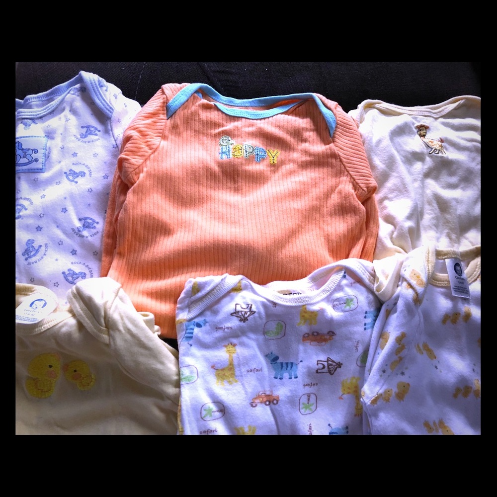 6 0-6 month Footless gowns